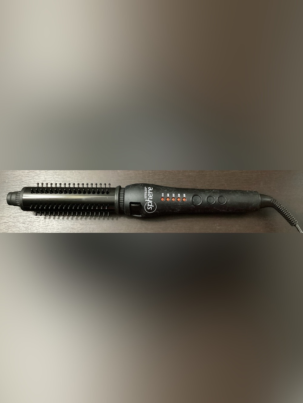 Pro Hot Comb Hot Brush Curling Iron W Retractable Bristles By Stylus Sphere 2in1